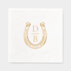 Rustic Western Horseshoe Custom Monogram Mariage