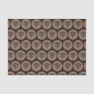 Rustic Western Plains Bison Tissue Paper