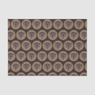 Rustic Western Plains Bison Tissue Paper