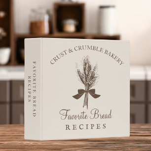 Rustic Wheat Favourite Bread Recipes Binder