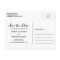 Rustic Whimsy Photo Save the Date Postcard