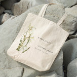 Rustic White Daffodil Floral Watercolor Wedding Tote Bag<br><div class="desc">If you need any further customisation please feel free to message me on yellowfebstudio@gmail.com.</div>