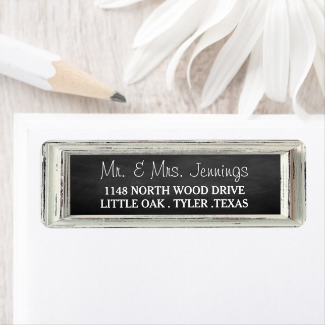 Rustic White Frame & Chalkboard Wedding Collection (Insitu)
