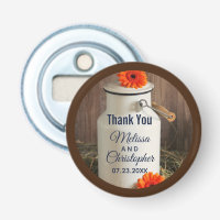 Rustic White Milk Jug with Flowers Wedding