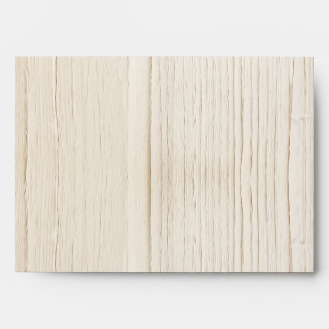 rustic white wood envelopes (Front)