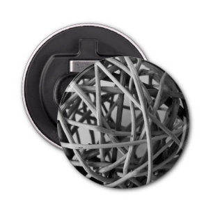 Rustic Wicker Ball Bottle Opener