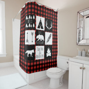 Rustic Wilderness & Animals Buffalo Check Plaid
