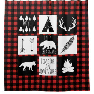 Rustic Wilderness & Animals Buffalo Check Plaid