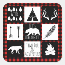Rustic Wilderness & Animals Buffalo Check Plaid
