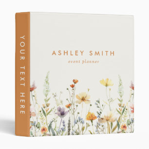 Rustic Wildflower Binder