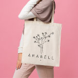 Rustic Wildflower Bridesmaid Name  Tote Bag<br><div class="desc">Rustic Wildflower Bridesmaid Name Tote Bag
Personalized tote bags are perfect for yourself,  or as a gift! These are also the perfect bride's gift or proposal gift.</div>