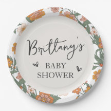 Rustic Wildflower Gender Neutral Baby Shower