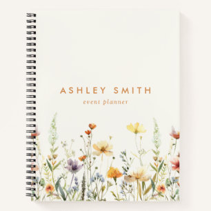 Rustic Wildflower Notebook