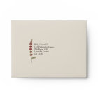 Rustic Wildflower Pre-Addressed Wedding RSVP