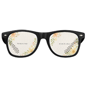 Rustic Wildflower Wedding Sunglasses