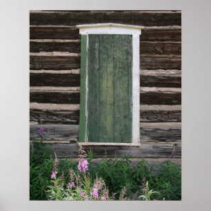 Rustic Window 16x20 Poster