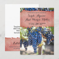 Rustic Winery Grape Vines Wedding