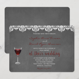 Rustic Winery Mariage Invitation personnalisée