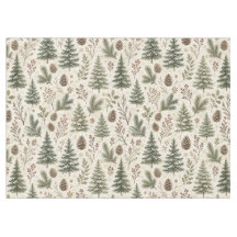 Rustic Winter Botanical Woodland 