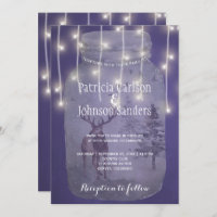 Rustic Winter Wonderland Lights Chalkboard Wedding