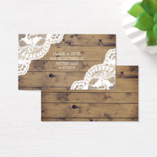wedding registry insert