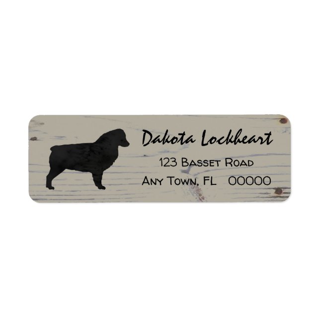 Rustic Wood Australian Shepherd Watercolor (Front)