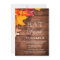 Rustic Wood Autumn Maple Thanksgiving Dinner Party