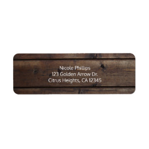 Rustic Wood Barn Wedding Bridal Party Invitation