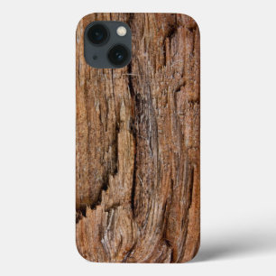 Rustic wood iPhone 13 case