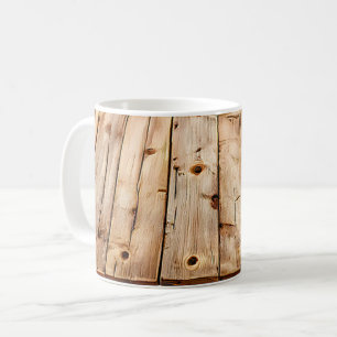 Rustic Wood Coffee Mug