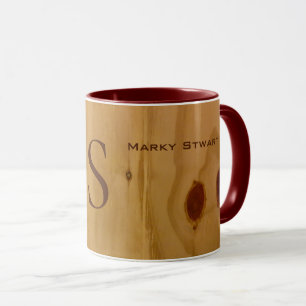 rustic wood colour combo_mug with name mug