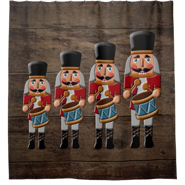 Rustic Wood Country Christmas Nutcracker (Front)