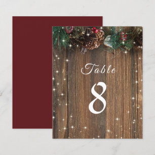 Rustic Wood Country Christmas Pine Garland Sparkle