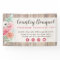 Rustic Wood Country Farmhouse Floral Rose Boutique