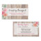 Rustic Wood Country Farmhouse Floral Rose Elegant