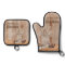 Rustic Wood Daisy Monogram Cook Name Kitchen