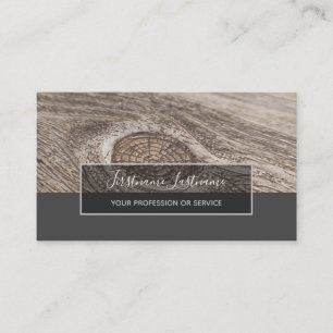 Rustic wood floor surface grey rectangle stripes business card