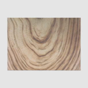 Rustic Wood Grain Minimal Elegant Wedding Tissue Paper