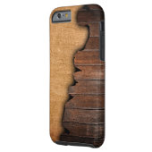 Rustic Wood Grain Splintered Wood Pattern Case-Mate iPhone Case (Back Left)