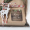 Rustic Wood Holly & Pine Christmas Holiday Party