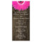 Rustic Wood Hot Pink Gerber Daisy Wedding Programs