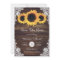 Rustic Wood Lace and Sunflower Save The Date Cards