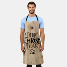 Rustic Wood Merry CHRISTmas Woodland Christian