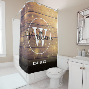 Rustic Wood Monogram