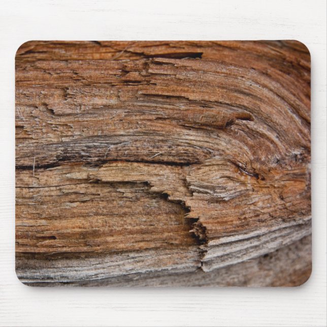 Rustic wood mouse pad (Front)