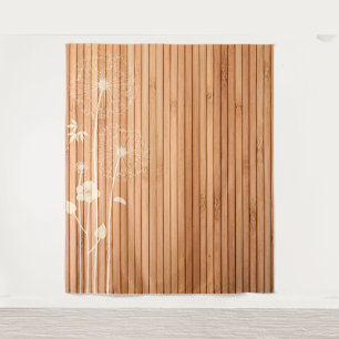 RUSTIC WOOD Photo BackdropTapestry Tapestry