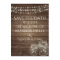 Rustic Wood Save The Date