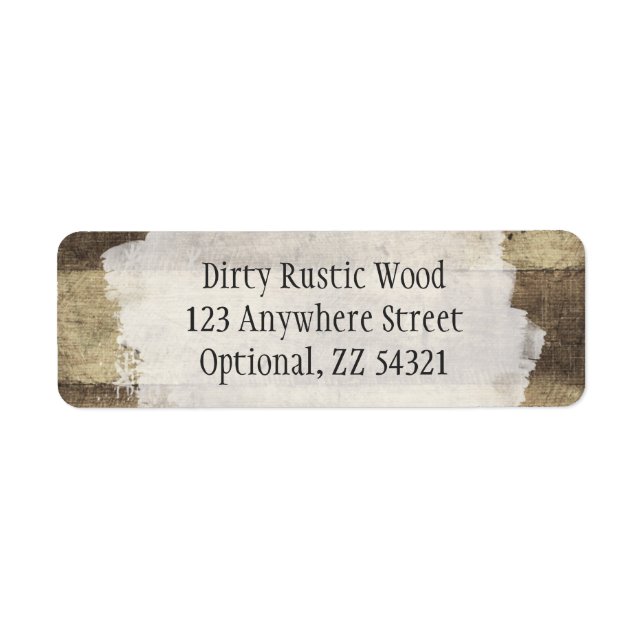 Rustic Wood Shabby Grunge Vintage Painted Boards (Front)