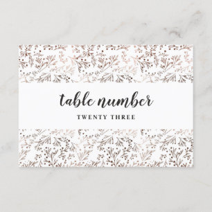Rustic Wood Slice Copper Wedding Table Numbers