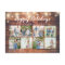 Rustic Wood String Lights Photo Holiday